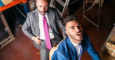 Pol Prince is the new guy at the office and today he’s working alone with manager Leo Rosso. Leo asks Pol to go to the warehouse and do the inventory.