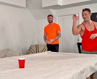 Jax Thirio challenges his friend Gunnar to a water pong challenge, betting some money on the outcome, but when Gunnar loses, Jax proposes a more devious kind of bet…