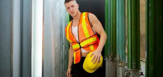 We’re on the worksite, and boy is today a scorcher! Luke West is cocky and loves giving a good tease. As he’s drilling away he sheds his PPE layer by layer. He knows he’s Hot AF and he’s got us all staring.