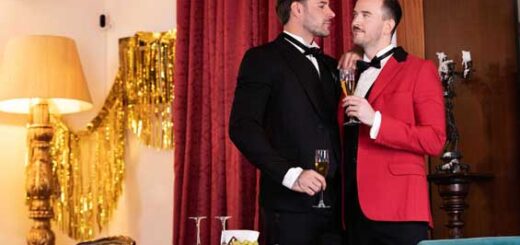 Sophisticated Euro couple Papi Kocic and Franky Fox have a very special New Year's Eve planned. They decorate the house, dress in their fancy tuxedos, and have a toast before Franky can't wait any longer...