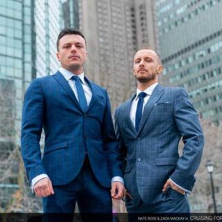 Suit-toting studs, Nate Rose and Zack Mackay are in high-power, high-stress financial jobs and they need an immediate release!