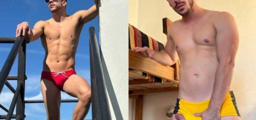 The sun is up, the day is warm, and Fer is hot as fuck! This hunky Latino loves a good sunbathing session on the terrace patio of his apartment. Yet, there’s something he likes even more: